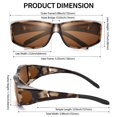 thumbnail image 3 of Gafas de sol URUMQI Fit Over polarizadas 100% UV400, 3 of 7