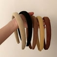 thumbnail image 5 of Korean Suede Velvet Thin Hairband French Barrette Autumn Winter Hair Clamp For Women, 5 of 6