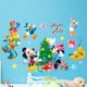 thumbnail image 2 of Pegatinas de pared de dibujos animados de Mickey y Minnie para habitaciones de niños, calcomanía de pared para dormitorio de niños, Póster Artístico, Mural, decoración de Navidad, regalo, 2 of 3