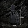 thumbnail image 2 of Mythrojan Medieval Belt Pouch Renaissance Costume Accessories Suede Leather Drawstring Bag Viking Jewelry Pouch Dice Bag Larp Waist Bag Cosplay Coin Purse Pouch Bag - Midnight Blue, 2 of 3