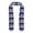 Flattened, variant on Lantern On Snow With Christmas Print Unisex Adult Graduation Stole Shawl 72" Long for Academic Commencements Shawl-Sharp Corner