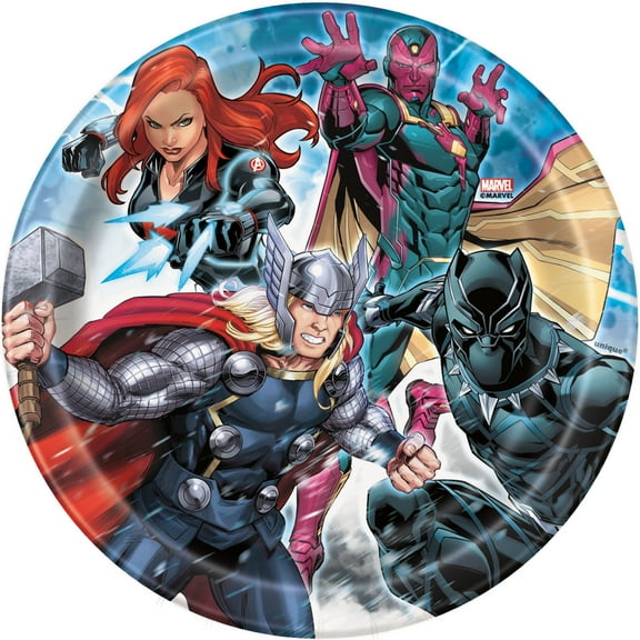 Avengers Paper Dessert Plates, 7in, 8ct