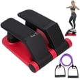 thumbnail image 5 of Anvazise Stair Stepper with Resistance Bands,Stepper Climber Fitness Machine 5-Level Adjustable Mini Stepper with 300lbs Loading Capacity,Hydraulic Fitness Stepper with Lcd Monitor,Red Black, 5 of 9