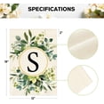 thumbnail image 5 of Monogram Letter H Floral Garden Flag 12x18 Inch Double Sided Outside, Family Last Name Initial Yard Outdoor Decoration, 5 of 6