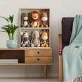 thumbnail image 5 of Mixed Safari Jungle Animal Canvas Print, Neutral Boys Bedroom Wildlife Themed Casual Wall Decor, 5 of 8