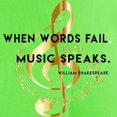 thumbnail image 3 of CafePress - When Words Fail Music Speaks. William Shakespeare - Light T-Shirt - CP, 3 of 4