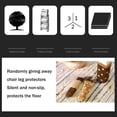 thumbnail image 6 of 3-Step Ladder Stool, Wooden Folding Step Stool for Home & Kitchen, Solid Pine with Non-Slip Steps & Anti-Scratch Shoe Covers, 337lb Weight Capacity, Space-Saving, No Assembly Required (Walnut), 6 of 9