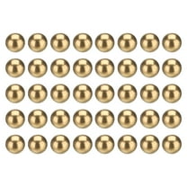 40 Pack Bearing Balls, 8mm Diameter H62 Precision Solid Brass Bearing Balls