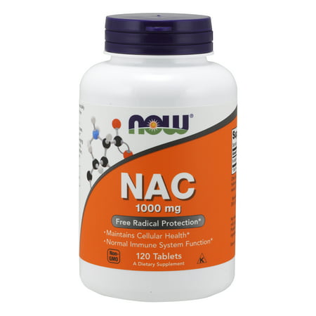 NOW Supplements, N-Acetyl-Cysteine 1000 mg, 120 (Best Nac Supplement Brand)