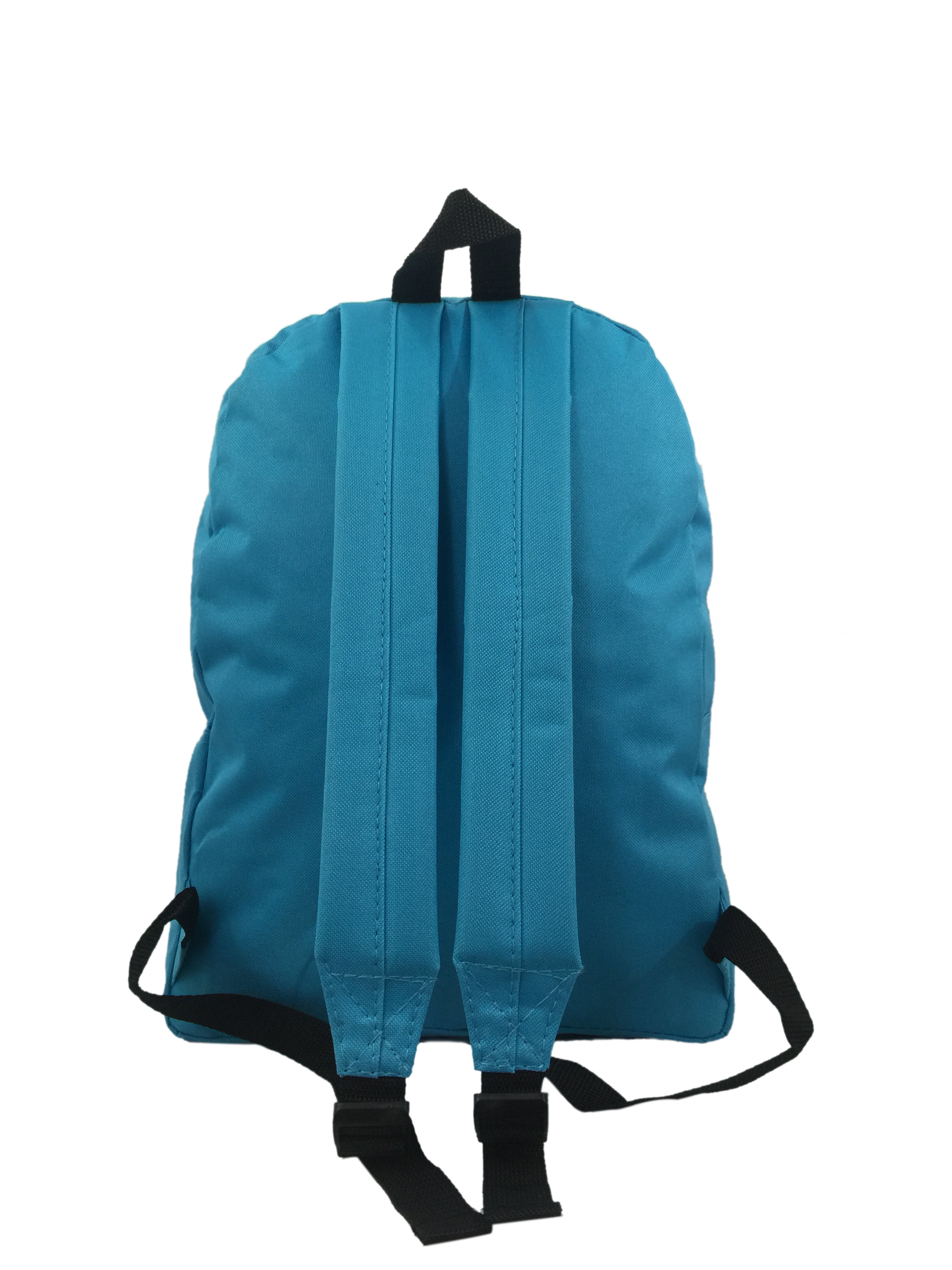 K-Cliffs Unisex Classic 16" Elementary-High School Backpack, Polyester Lake Blue