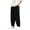 Black, variant on Kureaily Mens Solid Sweatpants Casual Harem Pants Sportswear Trousers With Pockets