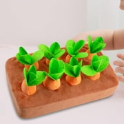 Multifunctional Carrot Toy Developmental Montessori Toys for Indoor Harvest Play 8 Carrots