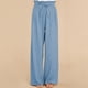 thumbnail image 3 of Pantalones De Color Puro,Pantalones Largos De Salón Pantalones Anchos Casuales Pantalones Largos De Salón Diseño Fácil De Usar, 3 of 5