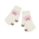 thumbnail image 1 of Minnieouse Calentador de manos, cubierta completa, accesorios para niñas, guante con pantalla táctil, guantes cálidos, accesorio de lana para mujeres, guantes y mitones Blanco Minnieouse AP010194-03B, 1 of 6