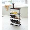 thumbnail image 2 of Yamazaki Home  Shower Caddy - Three Sizes, Steel, Medium,  Holds up to 9 dispensers, Holds 26.4 lbs Black, 2 of 5