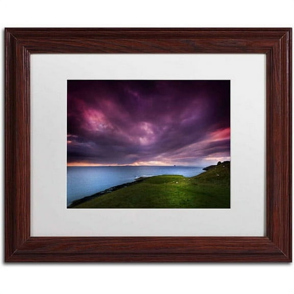 Trademark Fine Art "Scottish Colors" Canvas Art by Philippe Sainte-Laudy, White Matte, Wood Frame