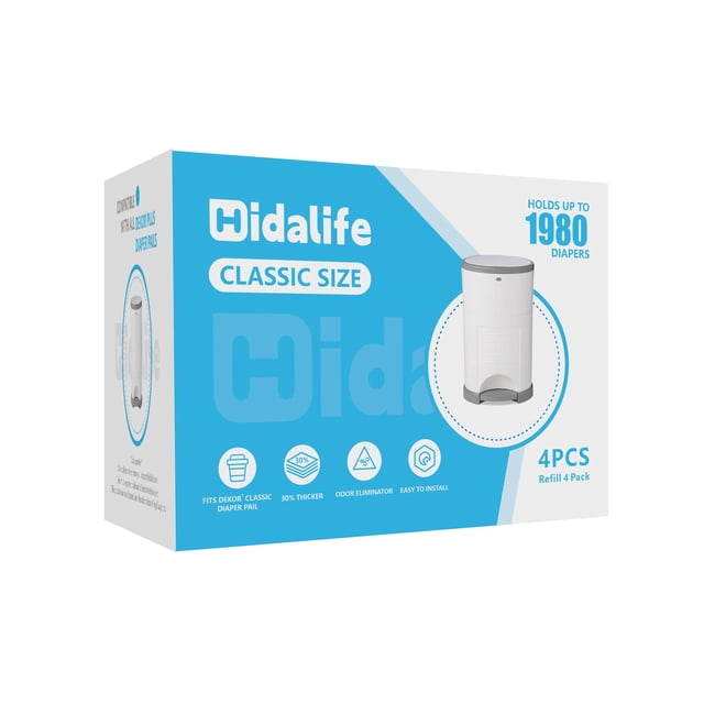 Recambios para cubos de pañales HIDALIFE compatibles con Dekor Classic