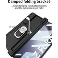 thumbnail image 6 of for Galaxy Z Fold 5 Case with S Pen Holder, Hinge Protection, 360° Ring Magnetic Kickstand, Slide Camera Cover, Front Screen Protector - Perfect for Samsung Z Fold 5 Case, Green, 6 of 9