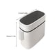 thumbnail image 3 of Injueey Bote de basura inteligente - De fácil a eficiente Duradero - Bote de basura de baño elegante e innovador para cualquier habitación Suministros de limpieza para el hogar 12L Tapa blanca, 3 of 6