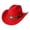 Z2-Red, variant on Felt Cowboy Cattleman Wide Brim Shapeable Western Hat for Men Women Rodeo Party