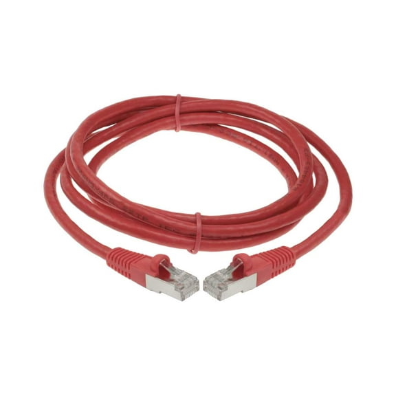 SF Cable Cat6 Shielded Ethernet Cable, 7 feet - Red