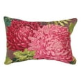 thumbnail image 5 of Liora Manne Marina Mums Indoor Outdoor Decorative Pillow Fuchsia, 5 of 5