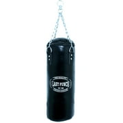 Last Punch Heavy Duty Black Filled Boxing Punching Bag-Medium With Chains