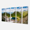 thumbnail image 2 of Mountain Lake View on Bright Day - Large Landscape Canvas Art, 2 of 3