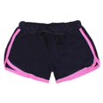 thumbnail image 1 of Women Fast Drying Drawstring Yoga Sports Shorts Casual Color Block Low Elastic Waist Short Pants, 1 of 2