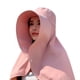 thumbnail image 1 of Minnieouse Sombrero para el sol con chal de ala ancha para mujer Visera de protección UV para cara y cuello Sombrero para el sol con protección Sombreros rosa, 1 of 6