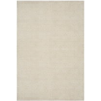 Safavieh  Couture Hand-knotted Tibetan Loeke Modern Wool Rug Pearl 6' x 9' 6' x 9'