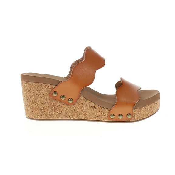 Corkys Womens Obviously Studded Wedge Casual Shoes