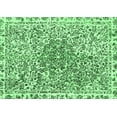 thumbnail image 1 of Ahgly Company Indoor Rectangle Abstract Emerald Green Modern Area Rugs, 2' x 5', 1 of 4