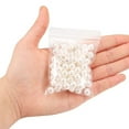 thumbnail image 3 of 10-1000pcs/lot 3-20mm Straight Holes Acrylic Imitation Pearl Beige Bracelet Round Beads For DIY Craft Jewelry Making Supplies, 3 of 5