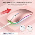 thumbnail image 4 of Souris Sans Fil Rechargeable Bluetooth pour MacBook pro MacBook Air Ordinateur Portable Mac Chromebook Windows Notebook MacBook HP PC DELL, 4 of 10