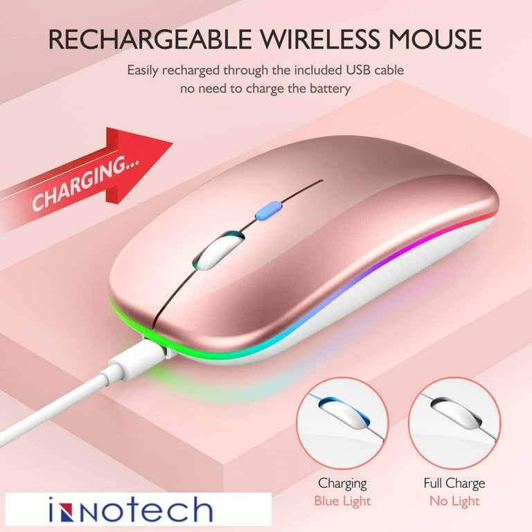 Wireless Bluetooth Mouse USB C for MacBook Air Pro, Rechargeable Wireless  Mouse Type C, Silent Bluetooth Mouse for Surface Pro/Tablet/iMac Pro Air