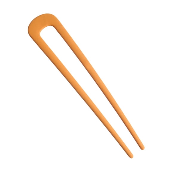 Elegant French U Shaped Metal Hair Clip Fork for Women's Hairstyles and Secure Updos