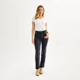thumbnail image 4 of Women's Sonoma Goods For Life® High Rise Straight Jeans Color: Medium Wash Size: 10 AVG/REG, 4 of 4