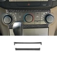 thumbnail image 1 of Real Bright Soft Car Interior Carbon Fiber Sticker DecorationCarbon Fiber Interior Climate Control Frame Cover For Toyota HighlanderAuto Car Protection Interior Accessories, 1 of 8