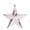 Silver, variant on Patriotic Star Ornaments, Binkne Independence Day Star Hanging Decorations, Small Tree Ornaments for Independence Day Labor Day Veterans Day Decorations