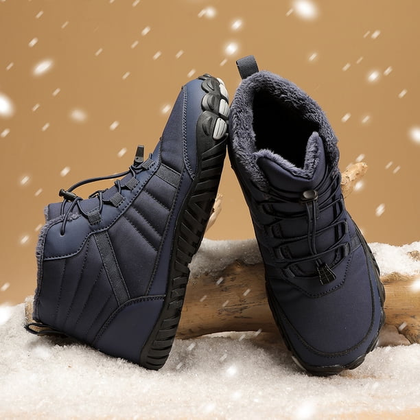 Botas De Felpa De Invierno, Botas De Nieve Descalzas, Antideslizantes