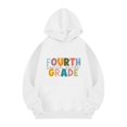 thumbnail image 5 of Ruyang Fourth Grade Hooded Sweatshirts First Day of School Hoodies Girls Boys Back To School Hoodie Trendy Pullover Top, 5 of 5