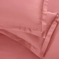 thumbnail image 4 of Superior Cotton Blend 600 Thread Count Duvet Cover Set, Full/ Queen, Blush, 4 of 6