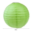 thumbnail image 5 of Linternas De Papel Linternas de lámpara de papel de 4 pulgadas Lámpara de bola de papel plegable para fiesta de boda verde Sywqhk Libre de BPA, 5 of 5