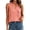 Orange, variant on MuXiKeJi Clothes Tank Top for Women V Neck Loose Fit Sleeveless Summer Tops Business Casual Outfits Dressy Blouses Shirts