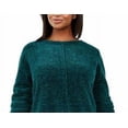 thumbnail image 2 of Style & Co Women's Chenille Sweater Green Size PXL, 2 of 3