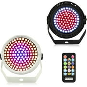 91 Light DMX Strobe Mixed Flashing Stage Lighting Atmosphere Sound Activated Disco Lamp RGB DJ Bar Holiday Party Christmas Light with Remote Control