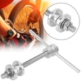 thumbnail image 4 of Herramienta de presión para auriculares de bicicleta herramienta de presión para auriculares de aleación de aluminio plata para usuarios de bicicletas de bricolaje entusiastas, 4 of 8