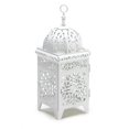 thumbnail image 1 of Koehler, White Filigree Candle Lantern, Size, 1 of 1