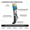 thumbnail image 4 of Picia Sunset Sunflower Dog Printed Sports Compression Socks - 15-20mmHg Graduated Compression, High-Performance Soft and Breathable Socks for Men and Women, 4 of 5